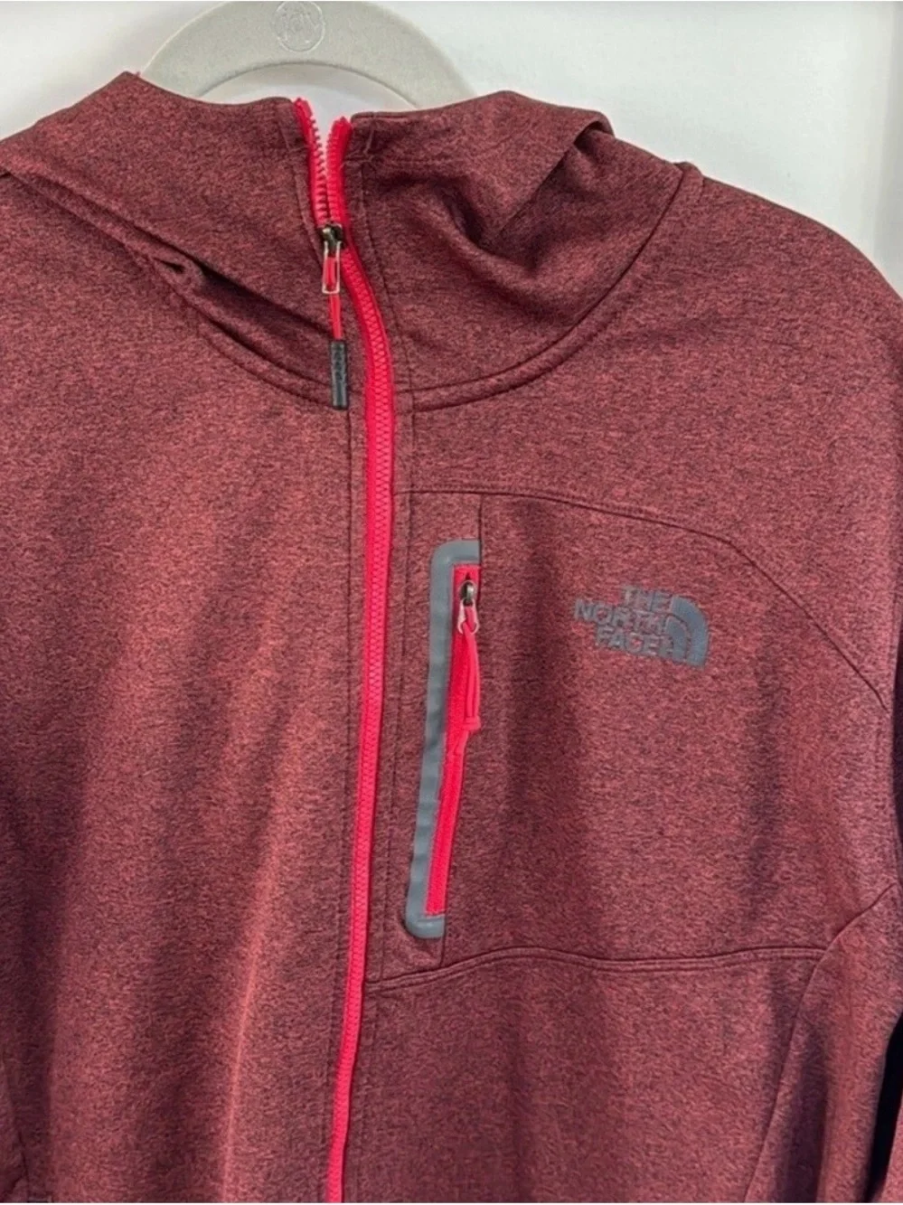 Men's Northface  T164 Canyonland Burgundy Outdoor Hiking Jacket Size Large
